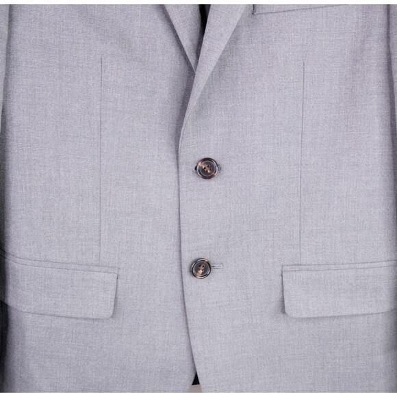 Lauren Ralph Lauren Boys 16R Solid Gray Sport Coat Jacket Blaazer - Picture 3 of 13